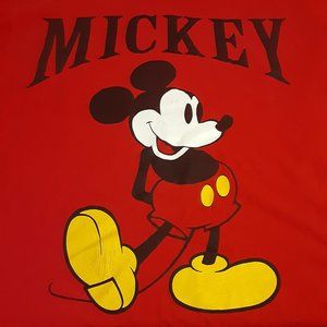 Disney Designs Mickey Mouse VTG 90's OSFA SS T Shirt Single Stitch Made in USA